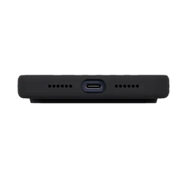 Чехол Uniq Lino Hybrid Silicone Case with MagClick для iPhone 17 Pro Max Charcoal Gray
