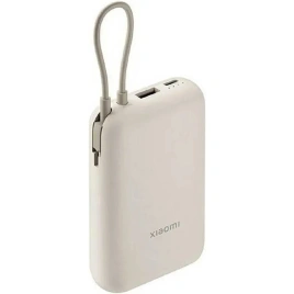 Внешний аккумулятор Xiaomi Power Bank 10000mAh (Integrated Cable) Tan