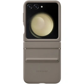 Чехол Samsung Series для Galaxy Z Flip 5 Flap Eco-Leather Case Etoupe