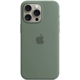 Силиконовый чехол Apple MagSafe для iPhone 15 Pro Max Cypress