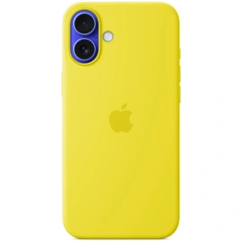 Чехол Apple Silicone Case with MagSafe для iPhone 16 Plus Star Fruit