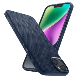 Чехол Spigen Liquid Air для iPhone 14 Plus (ACS04892) Navy Blue