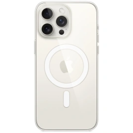 Силиконовый чехол Apple MagSafe для iPhone 15 Pro Clear