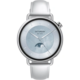 Смарт-часы Xiaomi Watch S4 41mm Leather Strap White