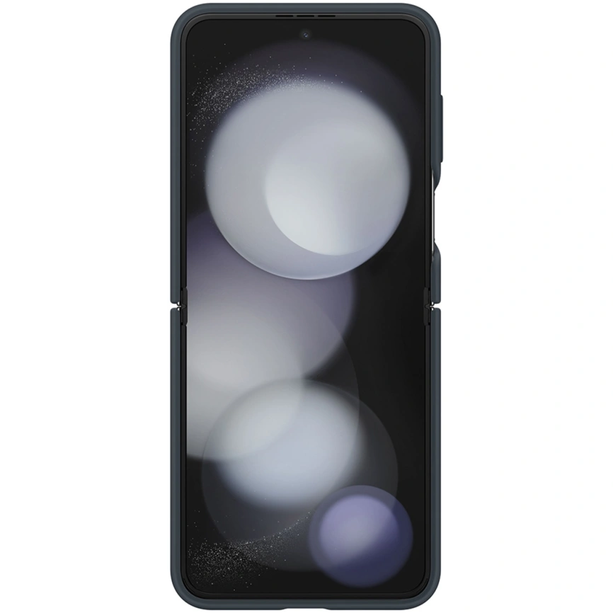 Чехол Samsung Series для Galaxy Z Flip 5 Silicone Case with Ring Indigo фото 6