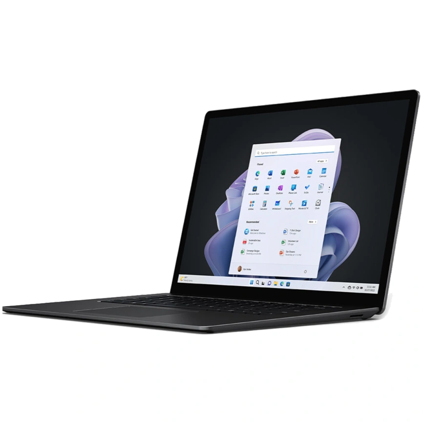 Ноутбук Microsoft Surface Laptop 5 15 WQXGA IPS/ i7-1255U/8Gb/512Gb SSD (RFB-00026) Black Metal фото 2