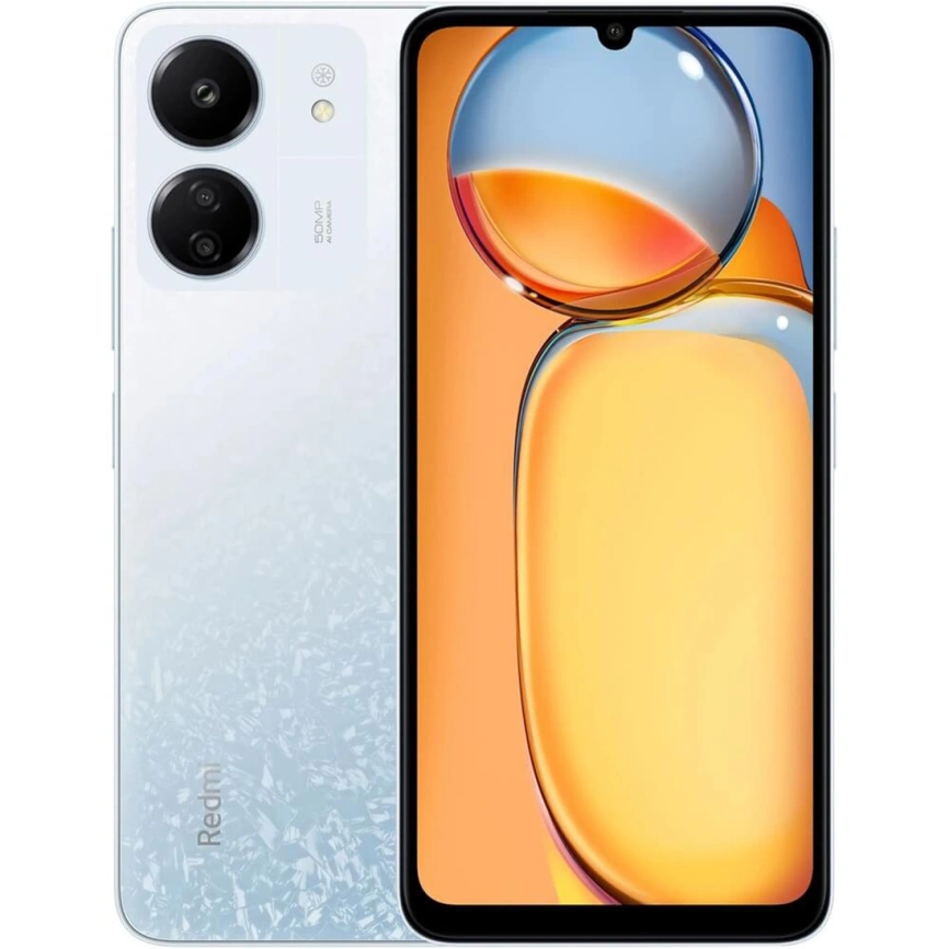 Смартфон Xiaomi Redmi 13C 4/128GB (NFC) Glacier White Global Version фото 1