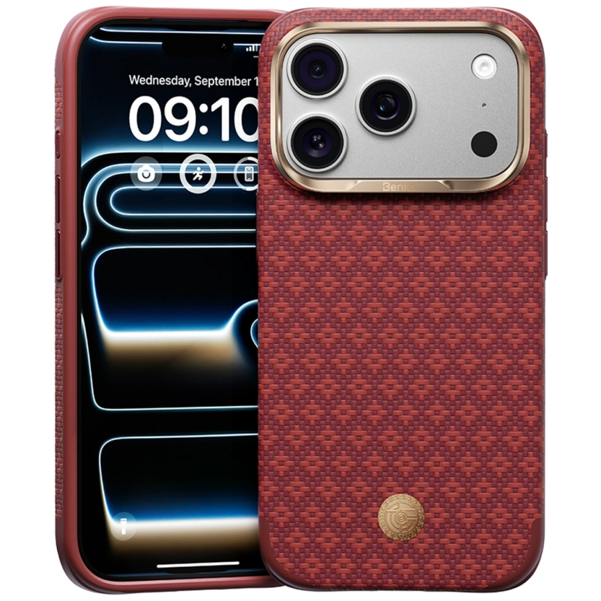Чехол Benks ArmorGrid Edge X9 Case with Kevlar для iPhone 18 Pro Max Sawy Red (C.K.FL.AP.RD.X070) фото 1