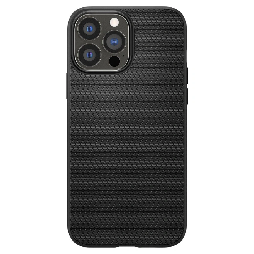 Чехол Spigen Liquid Air для iPhone 13 Pro (ACS03258) Matte Black фото 3
