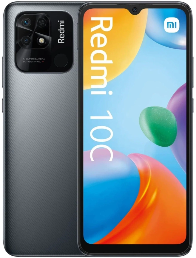 Смартфон XiaoMi Redmi 10C 4/64Gb Grey (Серый) EAC фото 1