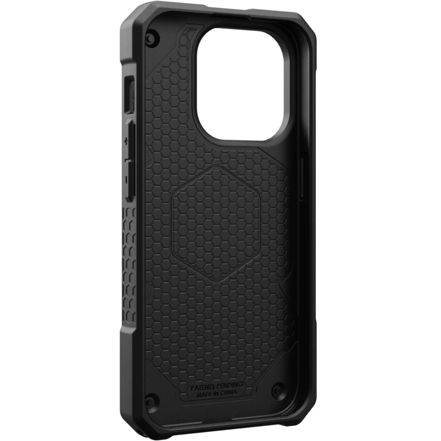 Чехол UAG с поддержкой MagSafe Monarch Pro для iPhone 15 Pro Kevlar Elemental Green (11422111397B) фото 3