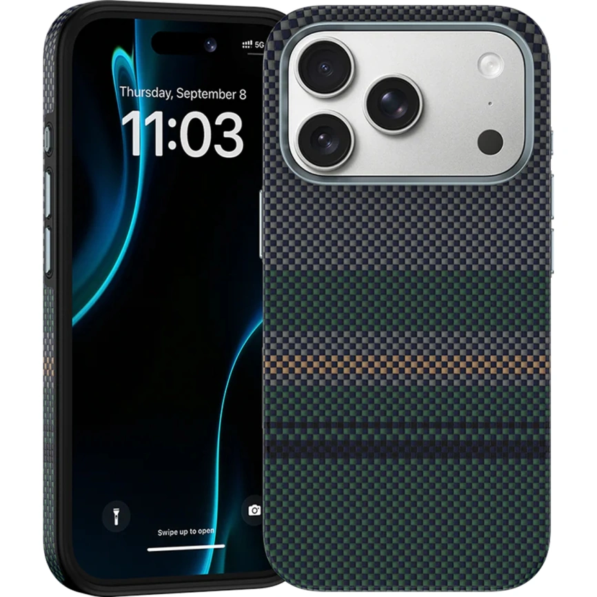 Чехол Benks ArmorPro Case built with Kevlar для iPhone 17 Pro Max Aurora фото 2