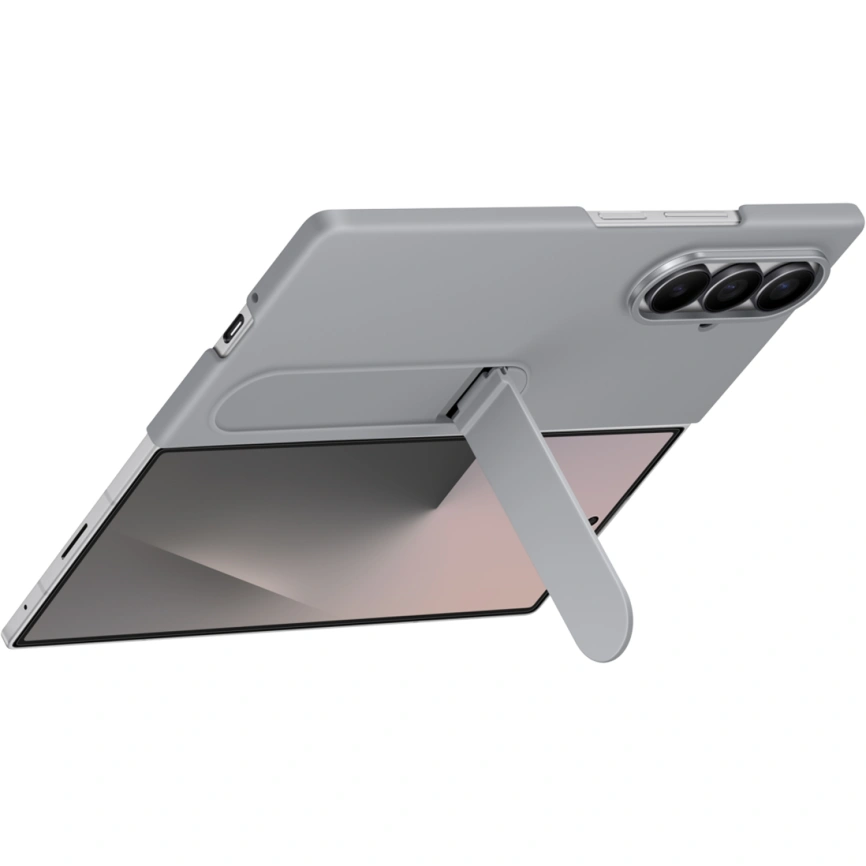 Чехол Samsung Silicone Case для Galaxy Z Fold7 Gray фото 1
