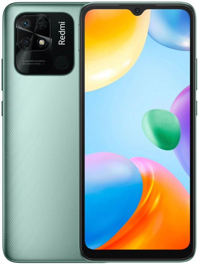 Смартфон XiaoMi Redmi 10C 4/64Gb Green Global Version фото 1