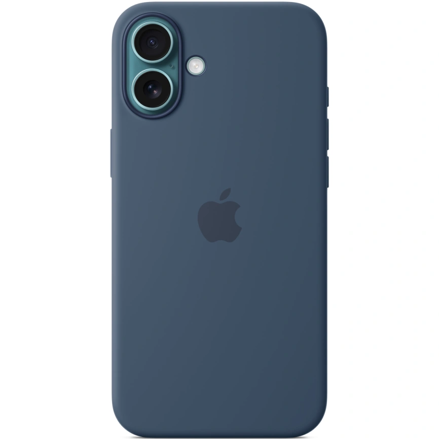 Чехол Apple Silicone Case with MagSafe для iPhone 16 Denim фото 5
