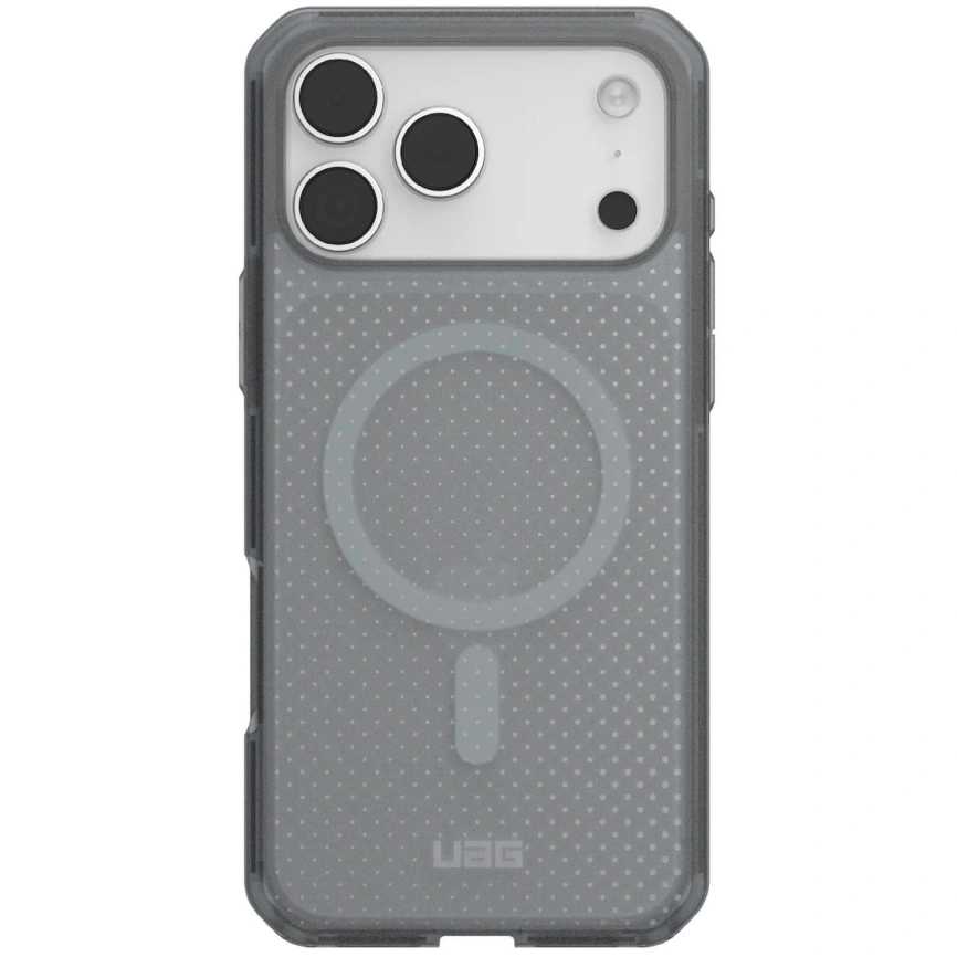 Чехол UAG MagSafe DOT для iPhone 17 Pro Max Ash/Black фото 1