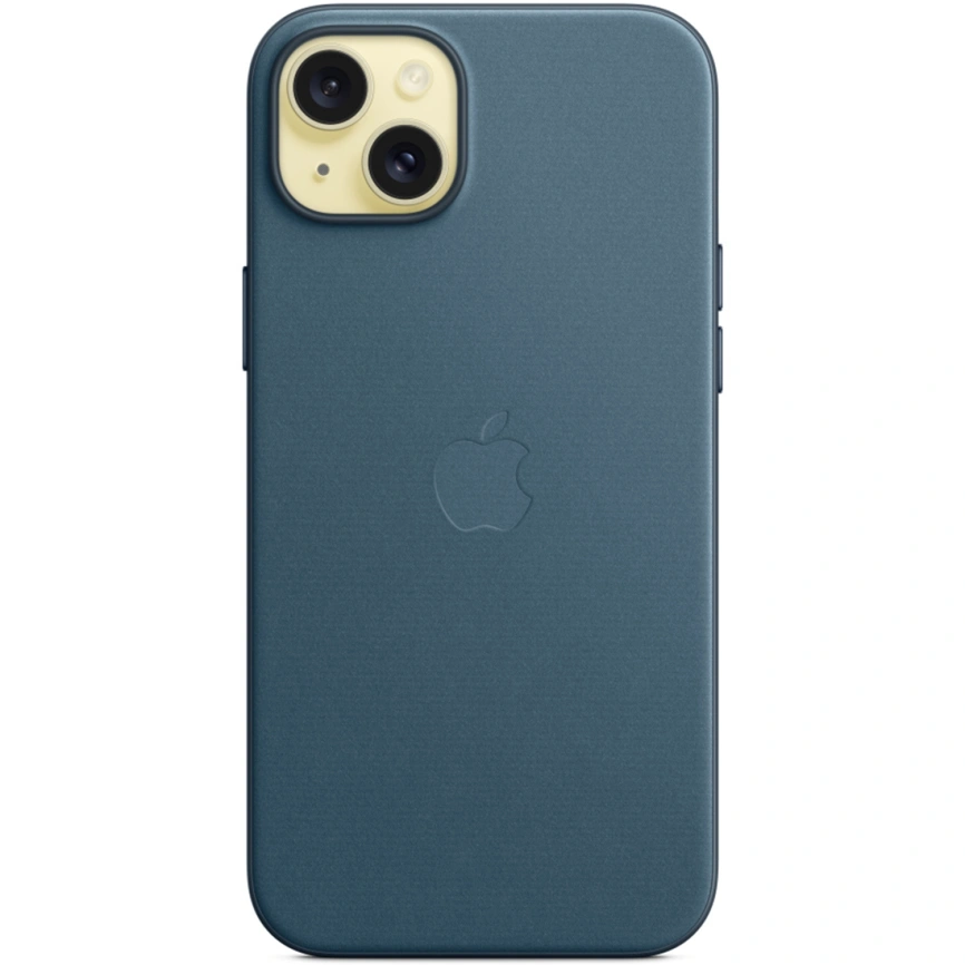 Чехол Apple FineWoven with MagSafe для iPhone 15 Plus Pacific Blue фото 5