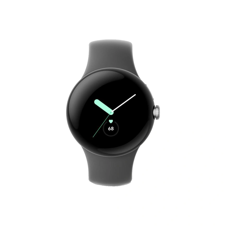 Смарт-часы Google Pixel Watch LTE Polished Silver case/Charcoal Active band фото 4