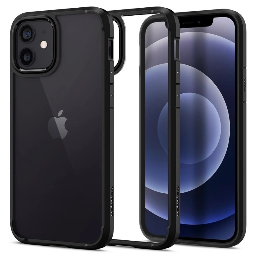 Чехол Spigen Ultra Hybrid для iPhone 12 Mini (ACS01746) Matte Black фото 1