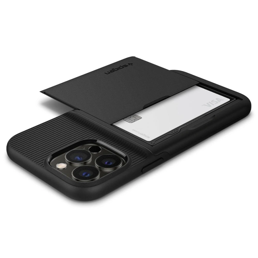Чехол Spigen Slim Armor CS для iPhone 13 Pro (ACS03274) Black фото 10