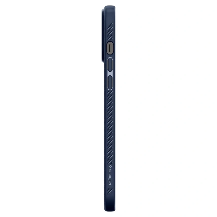 Чехол Spigen Liquid Air для iPhone 13 Pro Max (ACS03202) Navy Blue фото 6