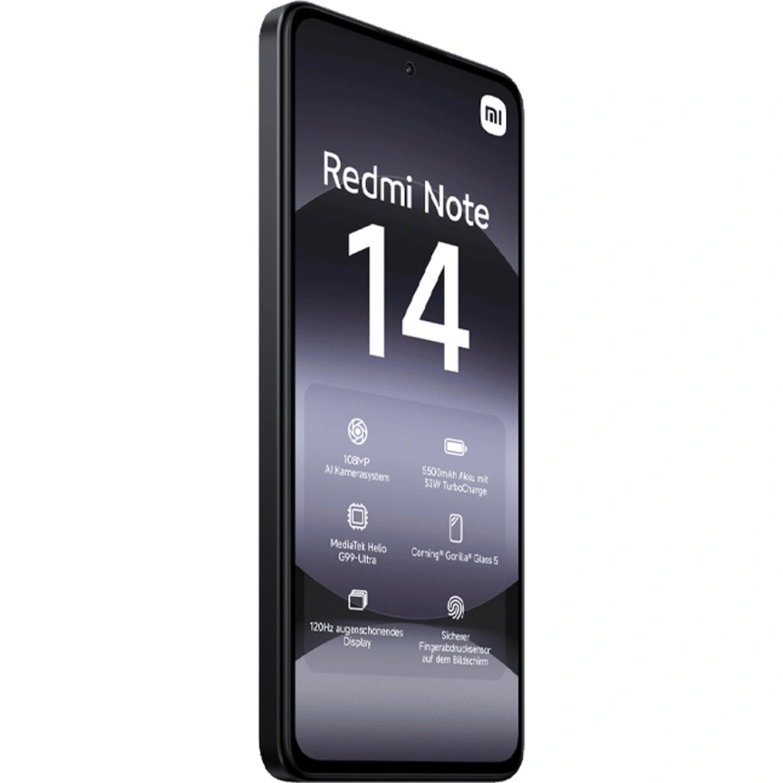 Смартфон Xiaomi Redmi Note 14 4G 8/128Gb (NFC) Midnight Black Global Version фото 3