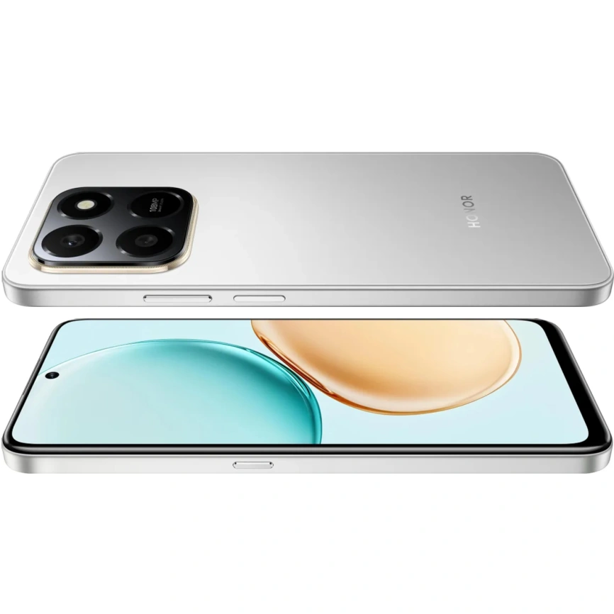 Смартфон Honor X7d 6/128Gb Meteor Silver фото 2