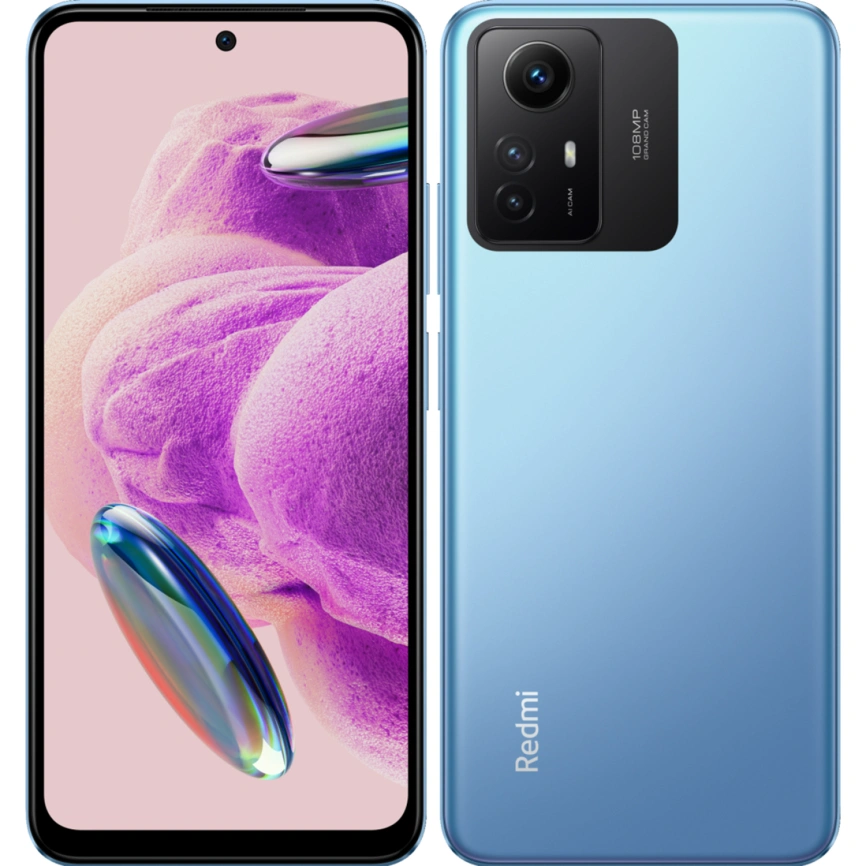 Смартфон Xiaomi Redmi Note 12S 8/256Gb (NFC) Ice Blue Global Version фото 6