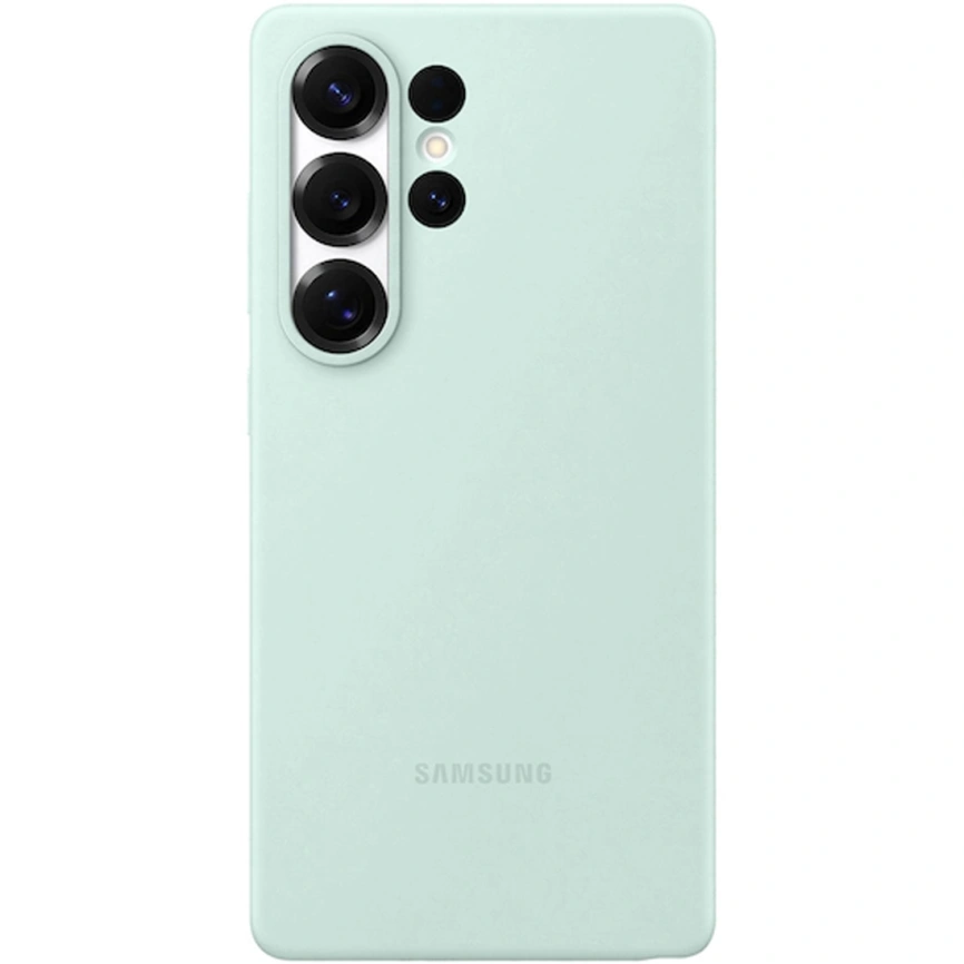Чехол Samsung Silicone Case для Galaxy S25 Ultra Mint Green фото 1