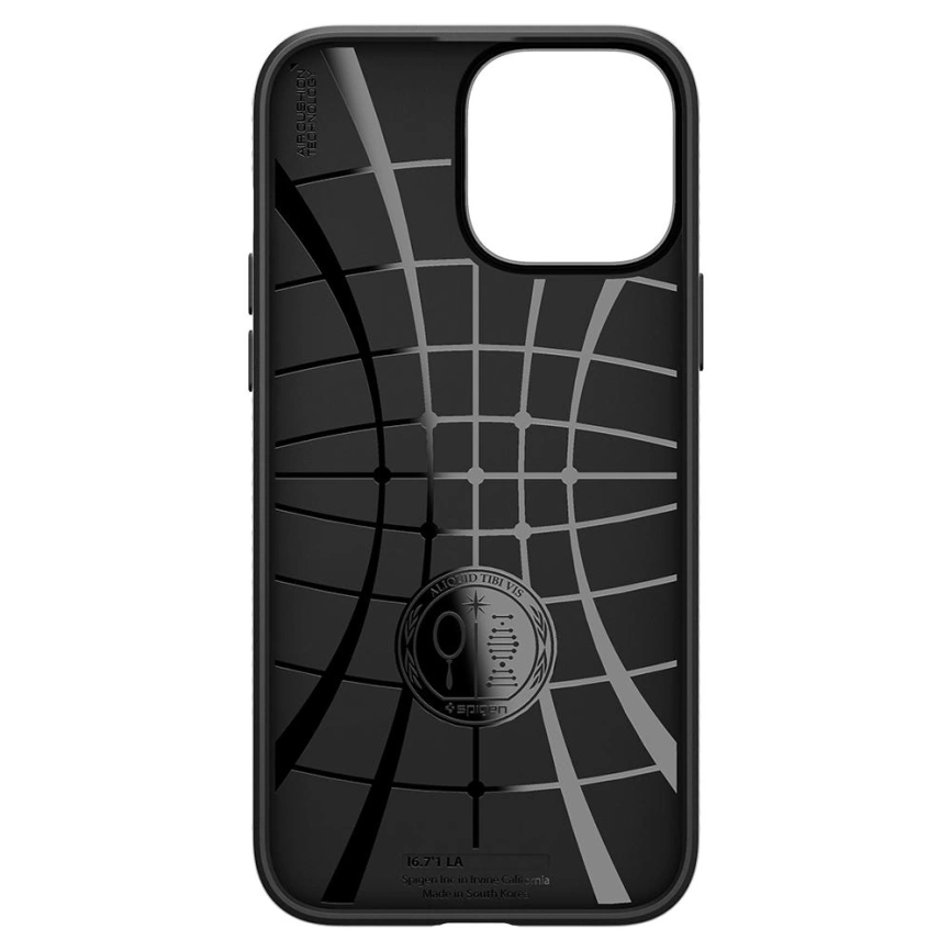 Чехол Spigen Liquid Air для iPhone 13 Pro (ACS03258) Matte Black фото 4