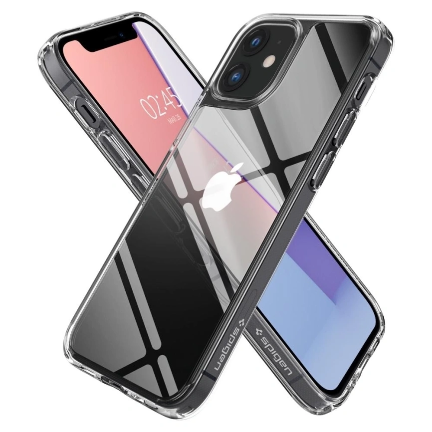 Чехол Spigen Quartz Hybrid для iPhone 12 Mini (ACS01748) Crystal Clear фото 10