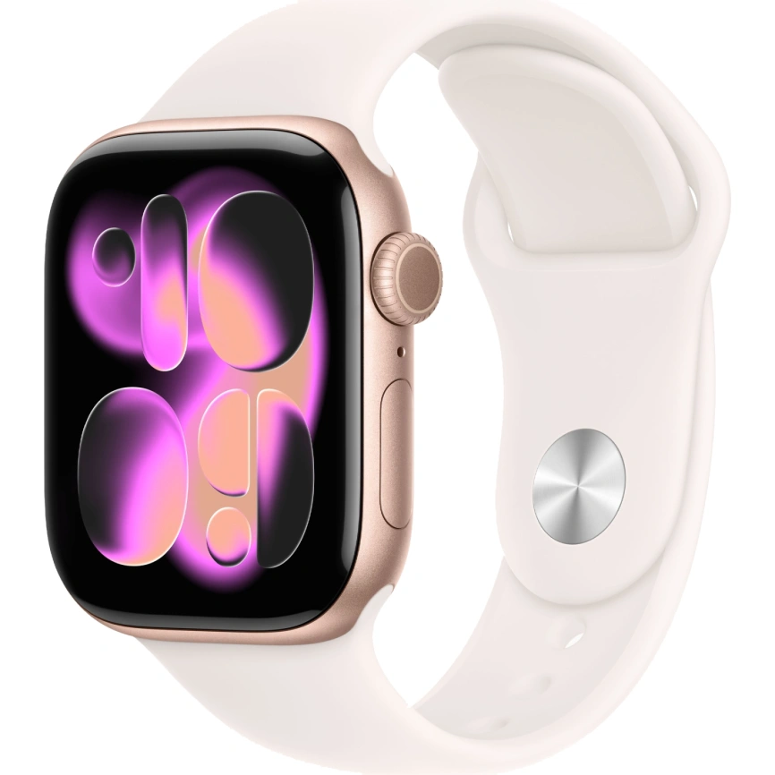 Смарт-часы Apple Watch Series 11 42mm Rose Gold Aluminium Case with Light Blush Sport Band S/M фото 1