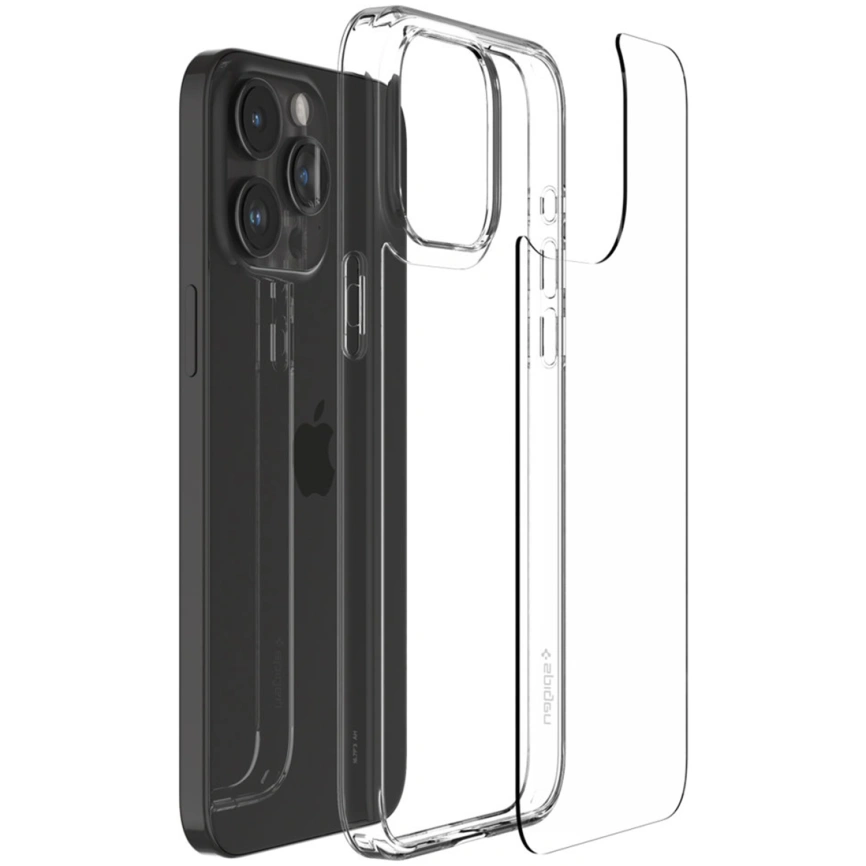 Чехол Spigen Airskin Hyibrid для iPhone 15 Pro (ACS06697) Crystal Clear фото 10