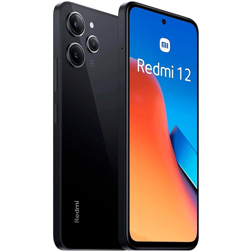 Смартфон Xiaomi Redmi 12 4/128Gb Midnight Black EAC фото 5